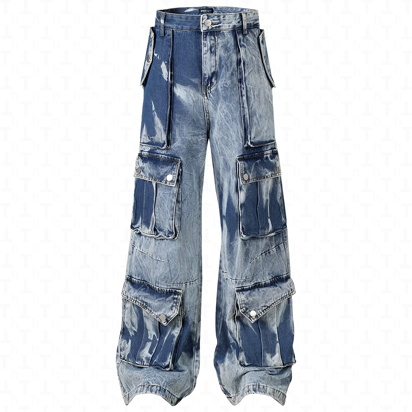 Cargo Washed Jeans