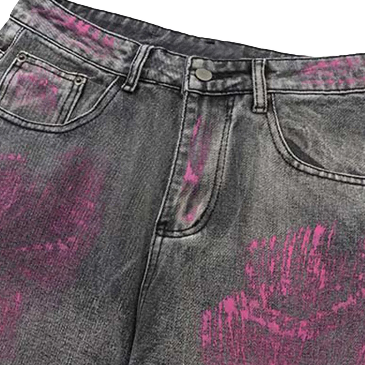 Graffiti Painted Jeans