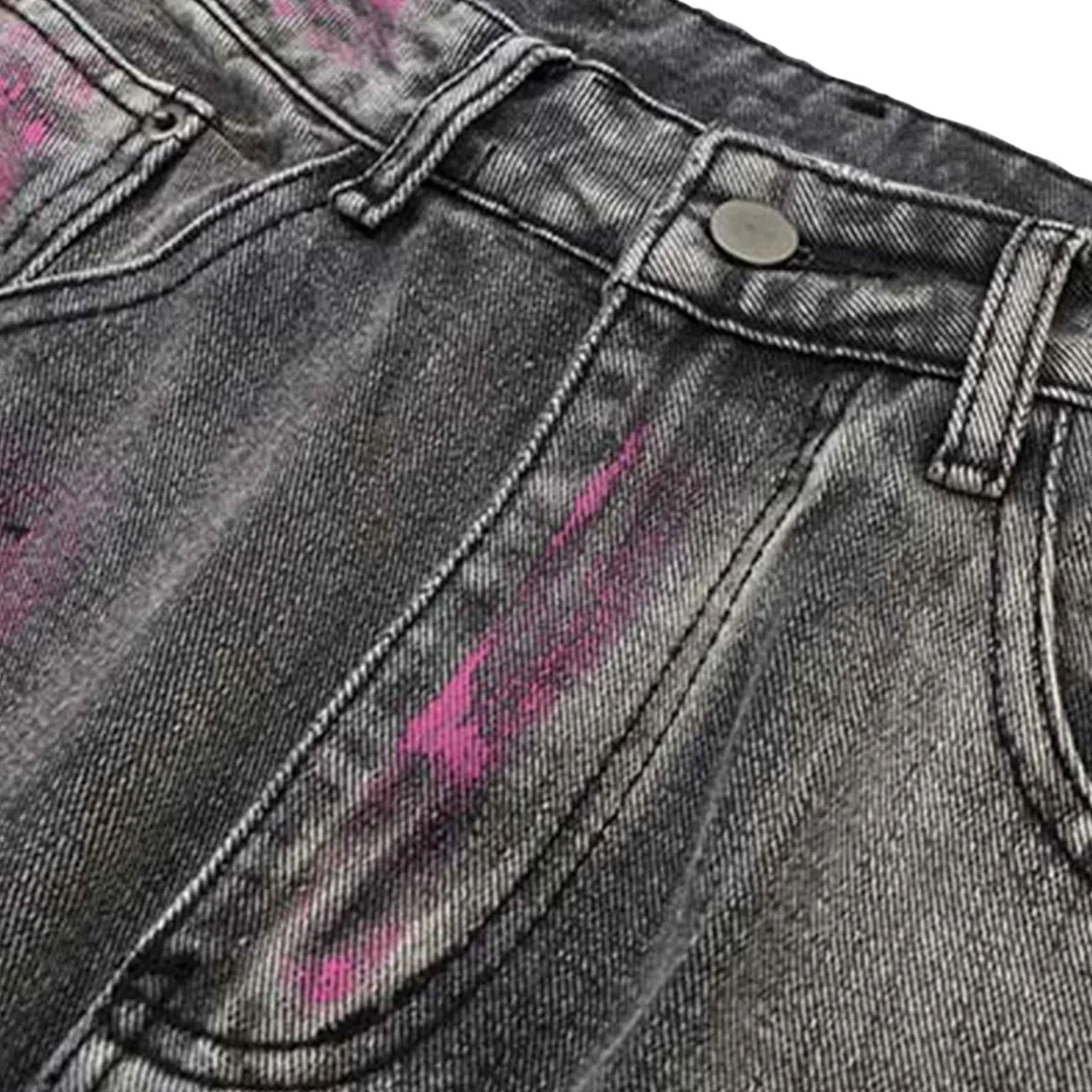 Graffiti Painted Jeans