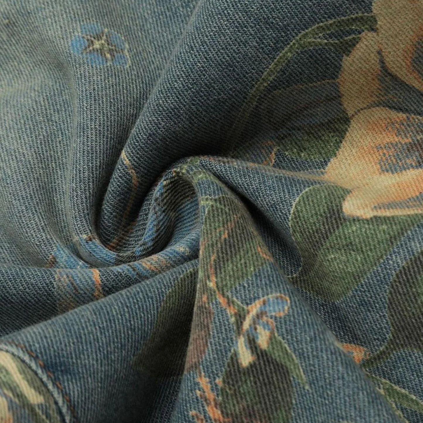 Hirei Floral Jeans