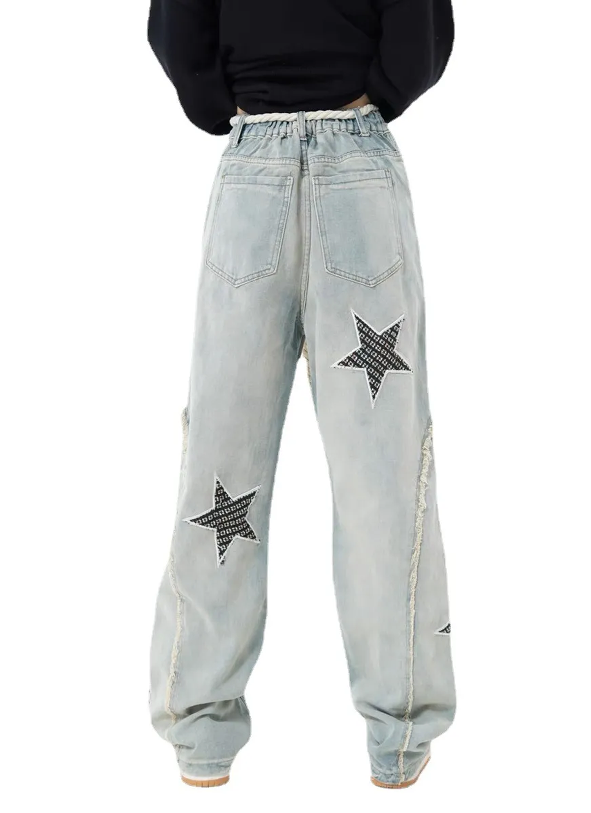 Hirei Rope Star Jeans