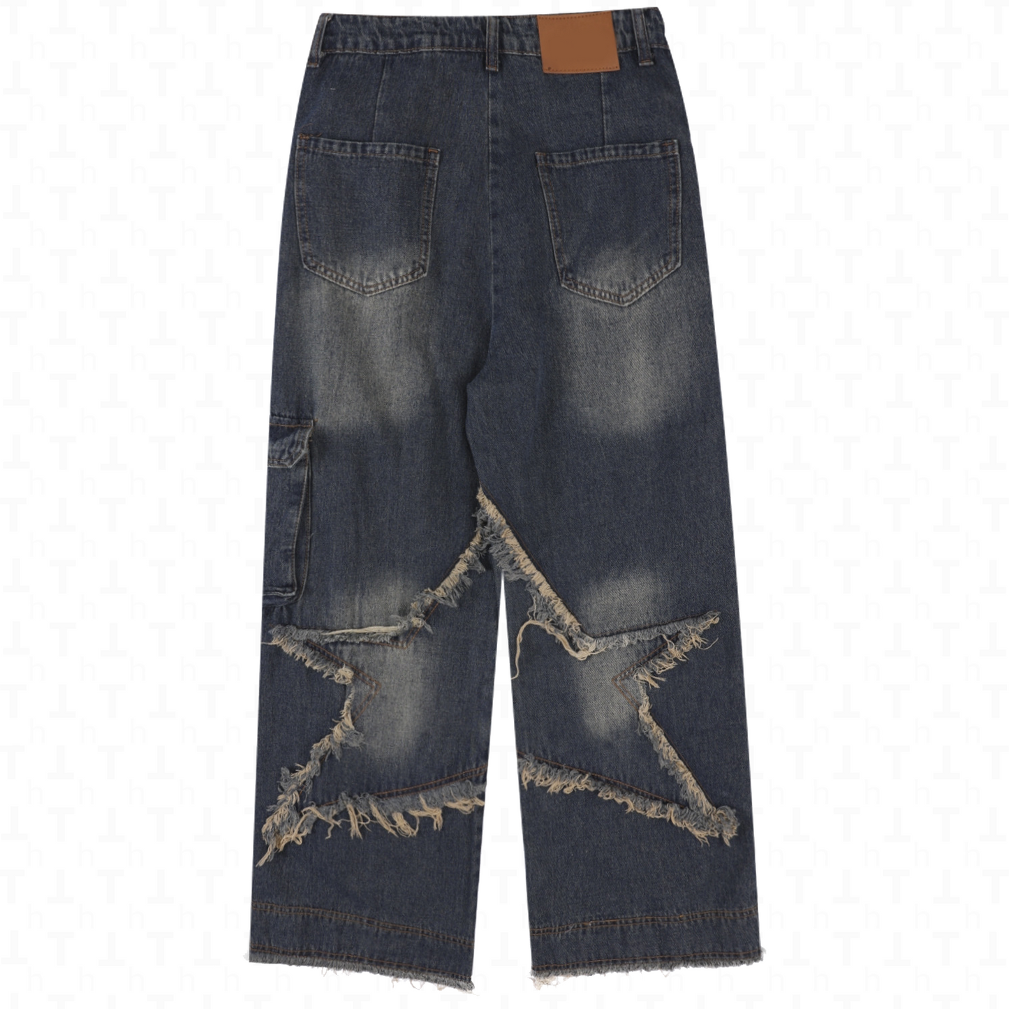Hirei Star Designed Jeans