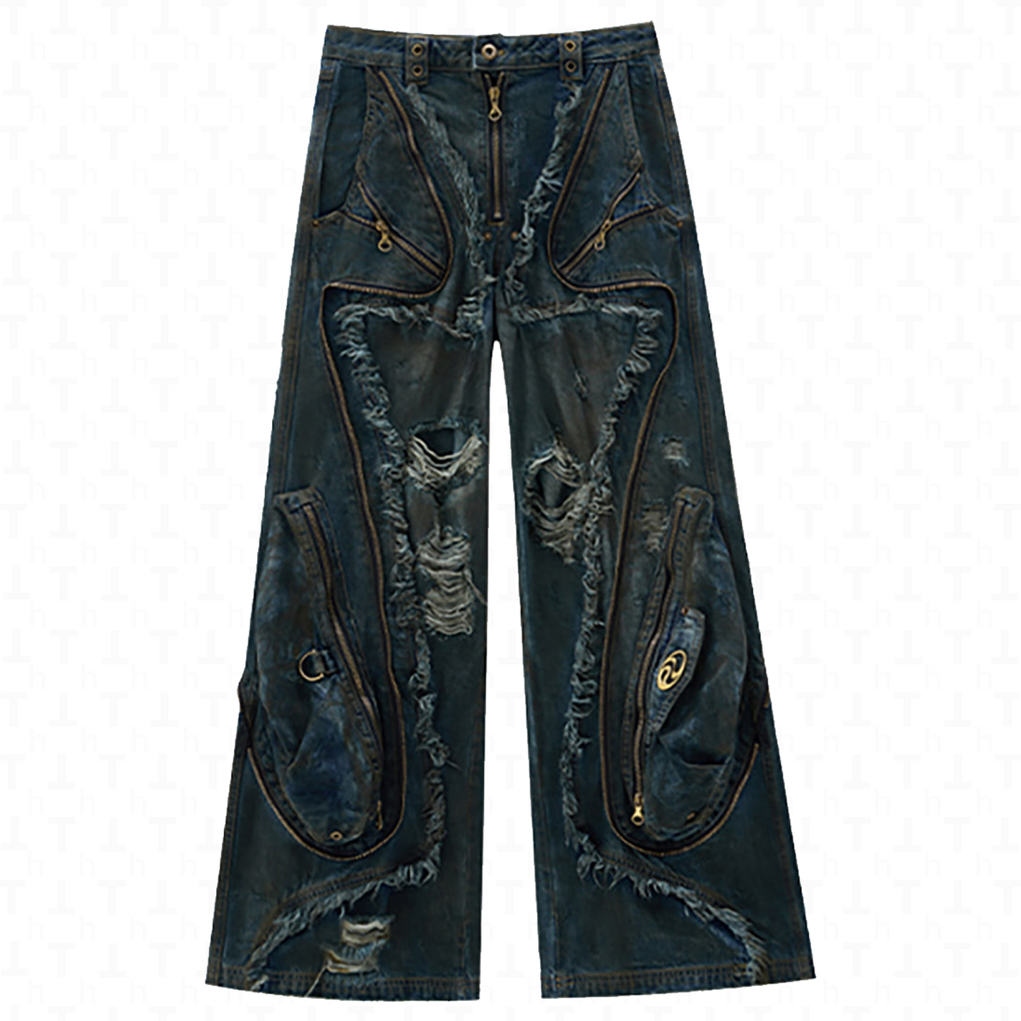 Hirei Designed Rusted Jeans