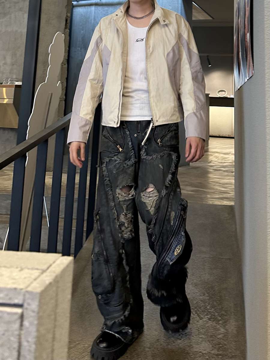 Hirei Designed Rusted Jeans
