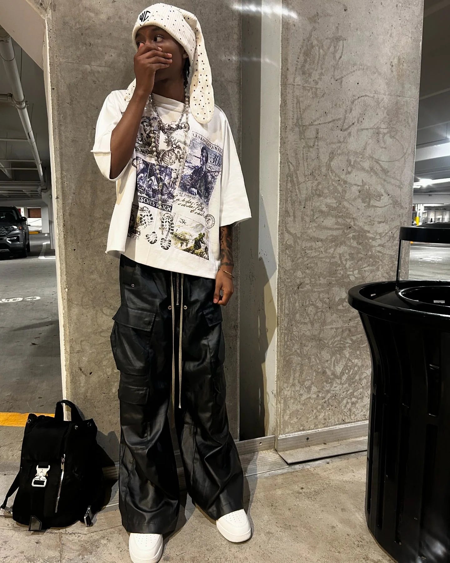 Hirei Leather Cargos