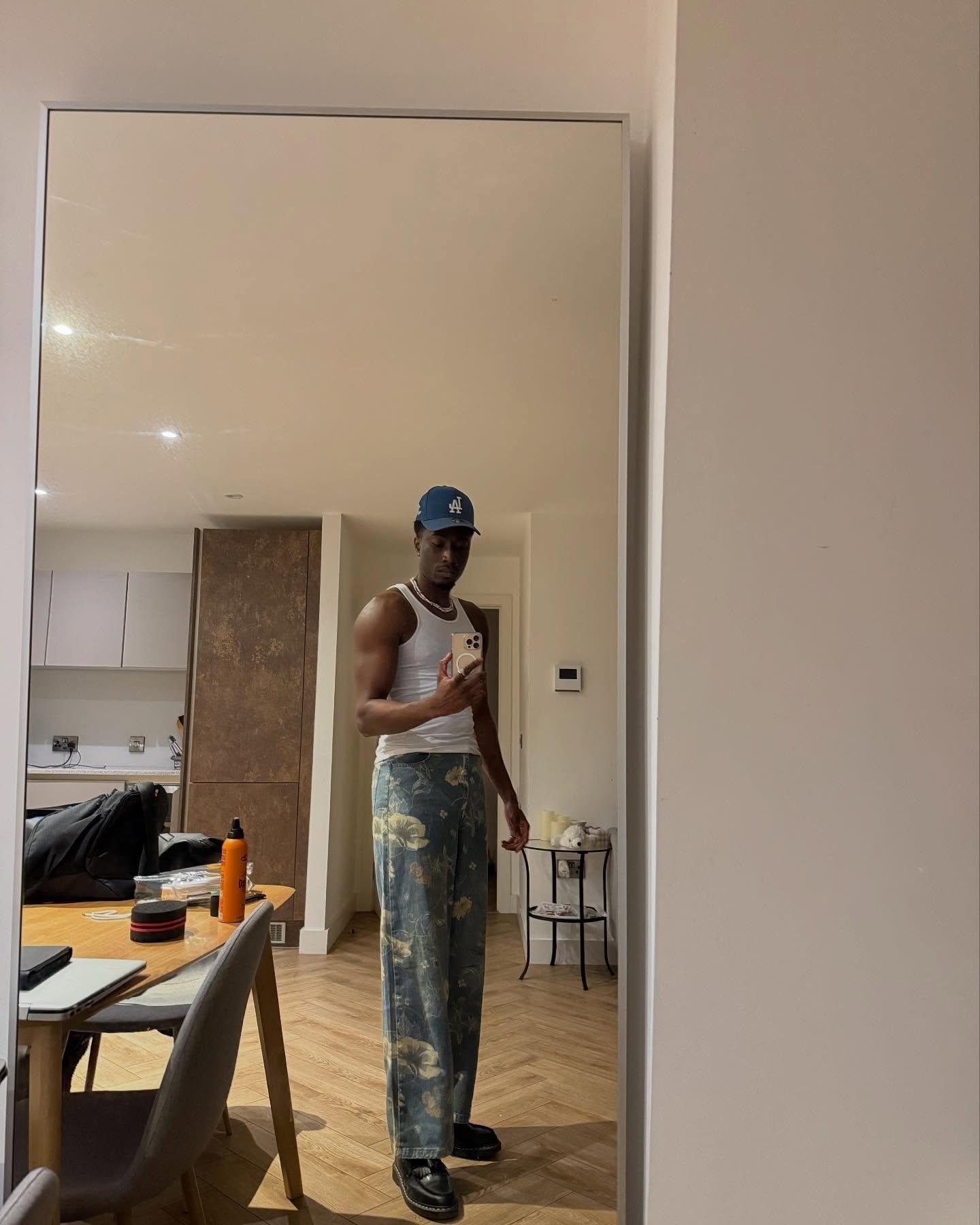 Hirei Floral Jeans