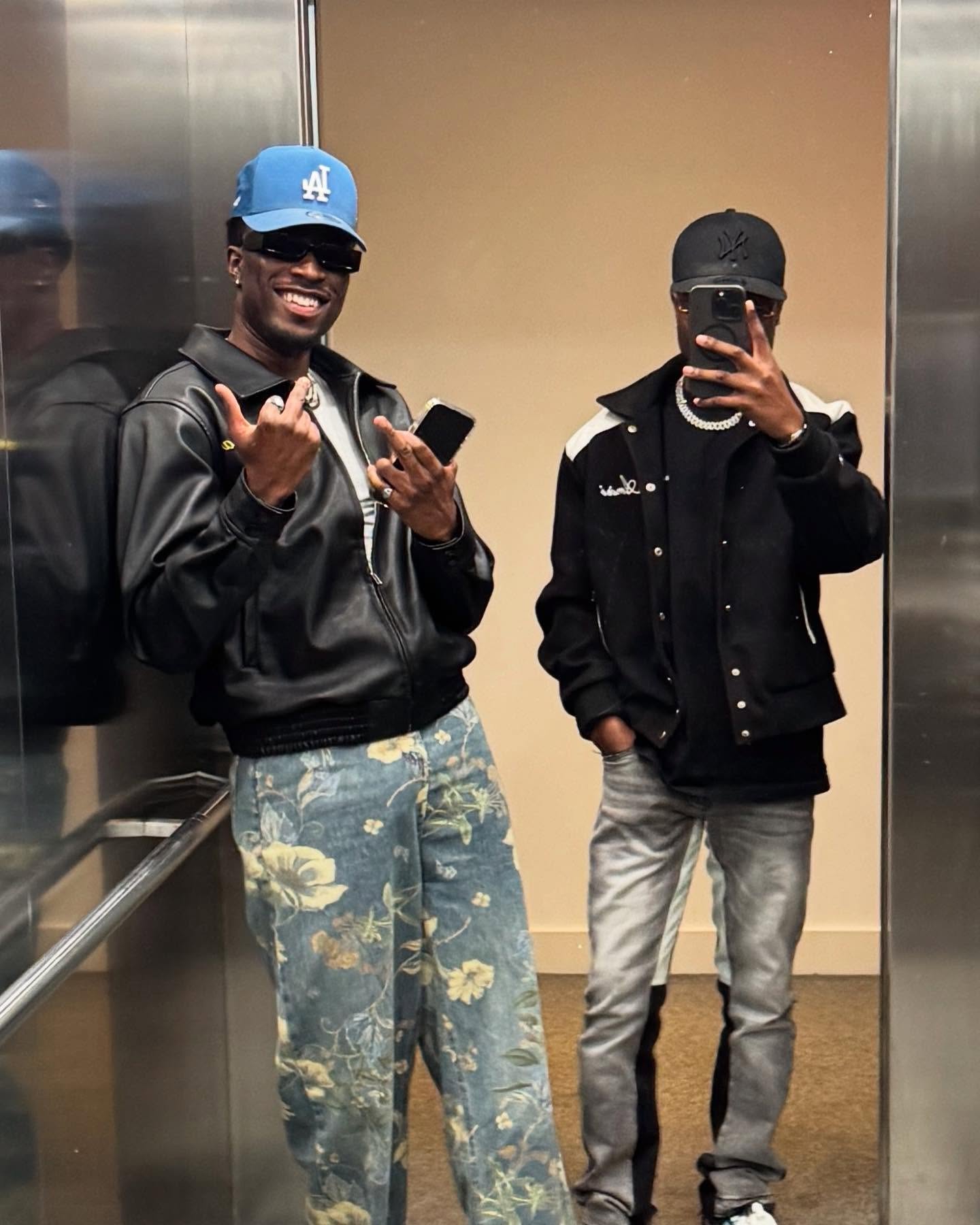 Hirei Floral Jeans