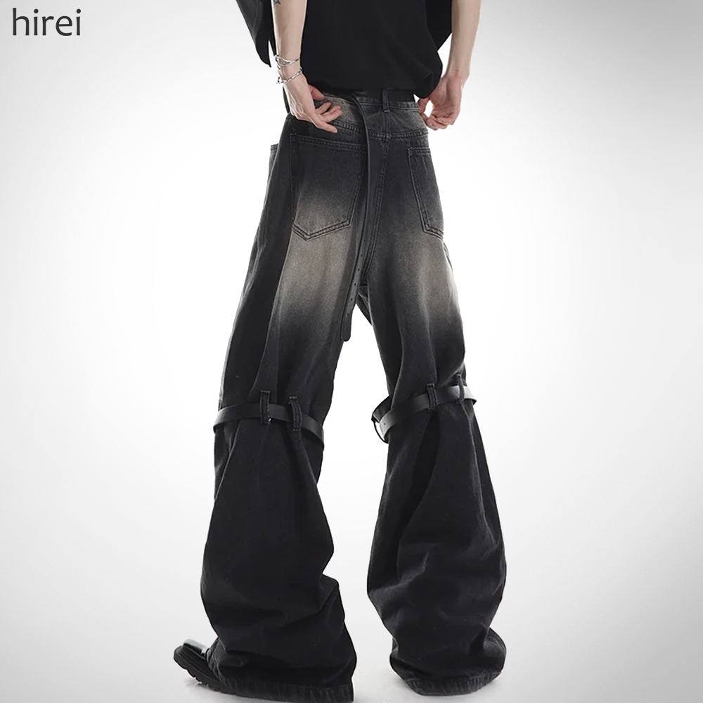 24 XXX Hollow Flared Jeans