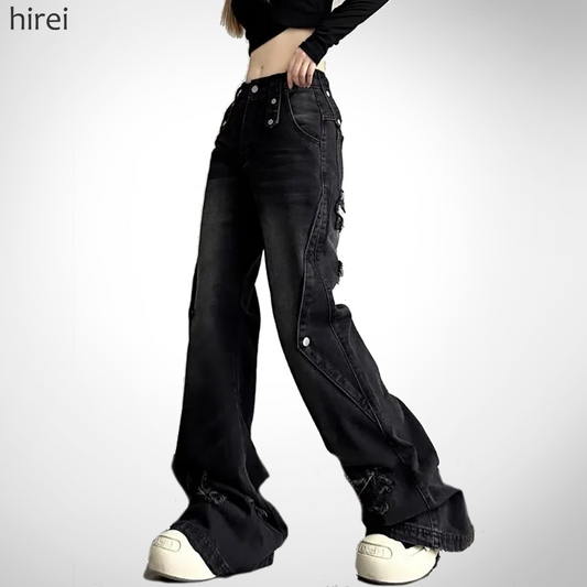 24 XXX Ripped Flares Jeans | Hirei