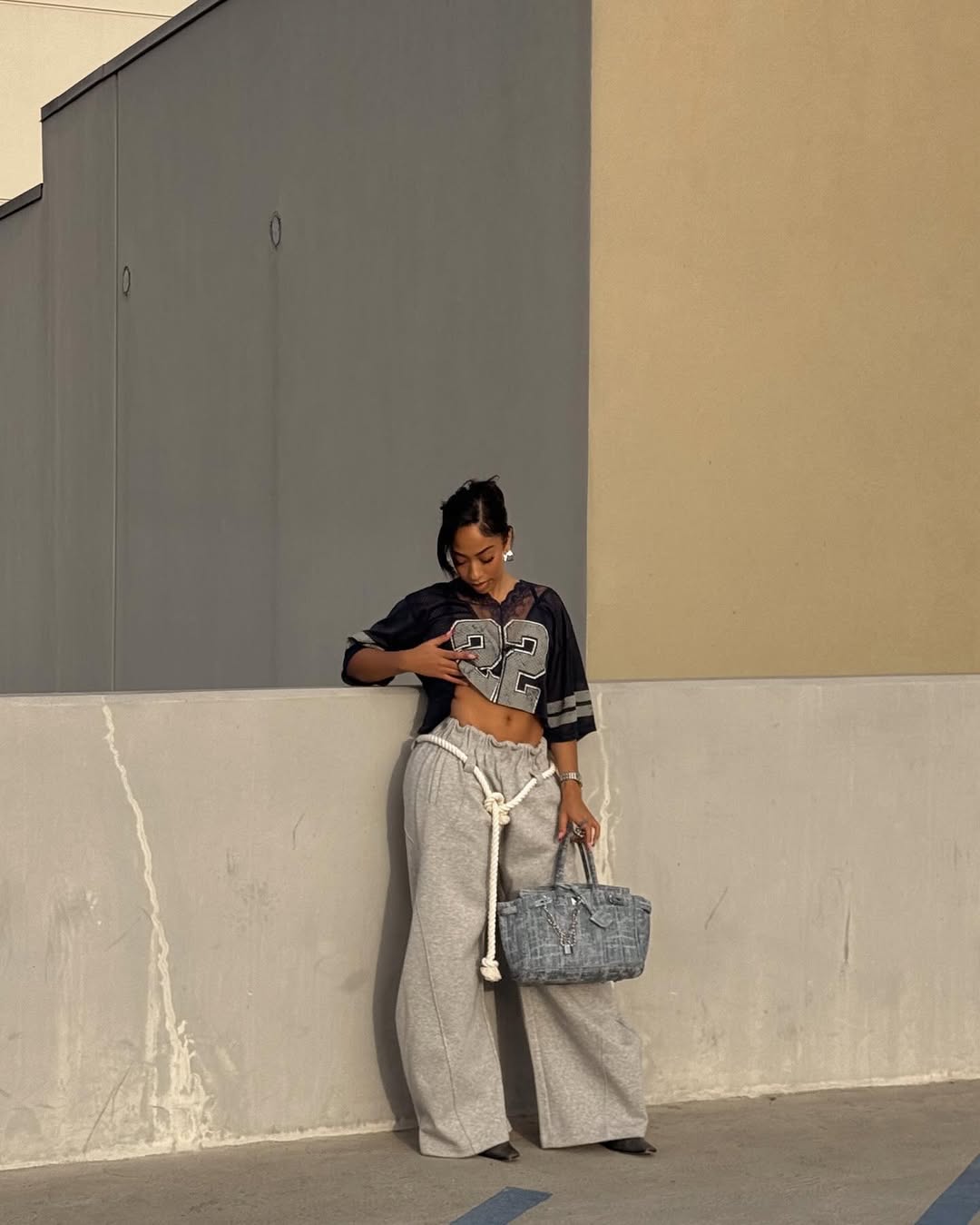 Rope Loose Sweatpants