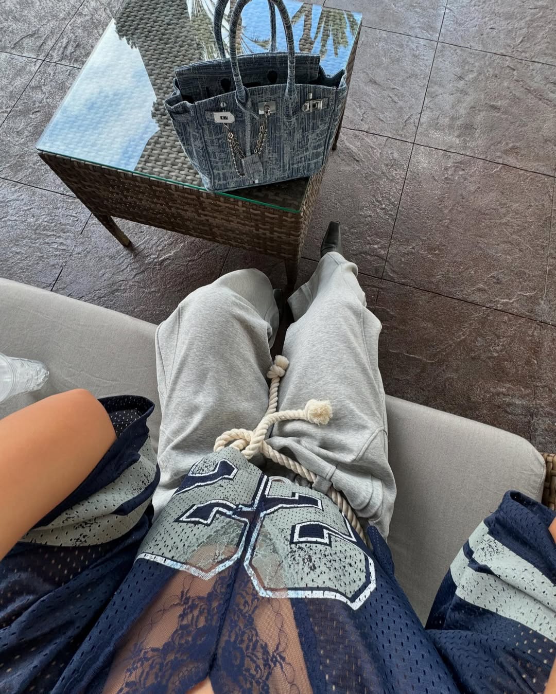 Rope Loose Sweatpants