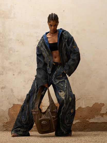 Hirei Designed Rusted Jeans