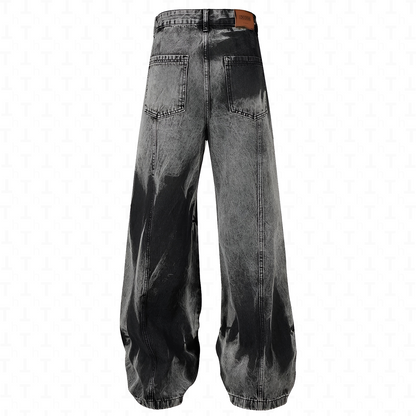 Cargo Washed Jeans