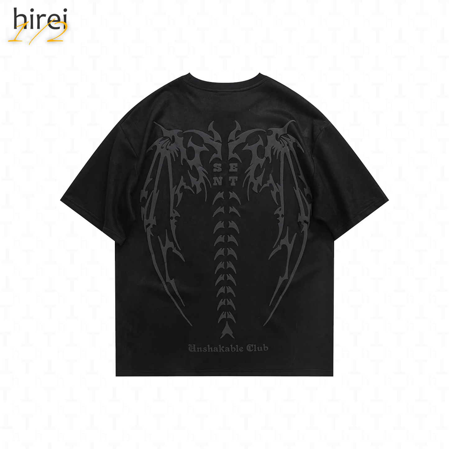 1/2 Devil Skeleton Wing T-Shirt