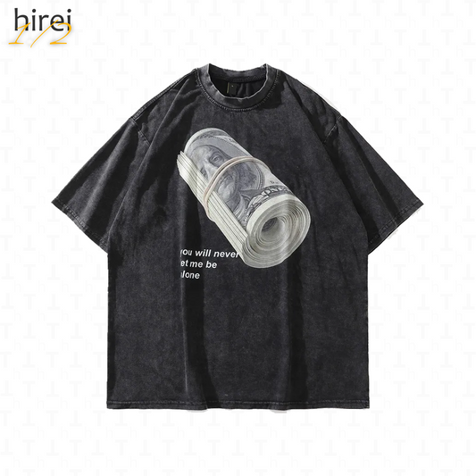 1/2 Dollar Oversized Drop Shoulder T-Shirt