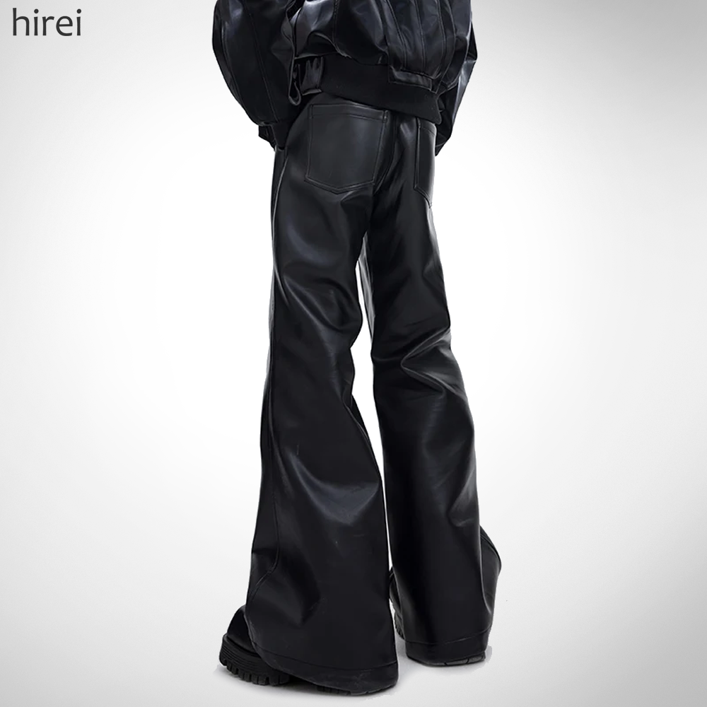 24 XXX Flared Leather Pants