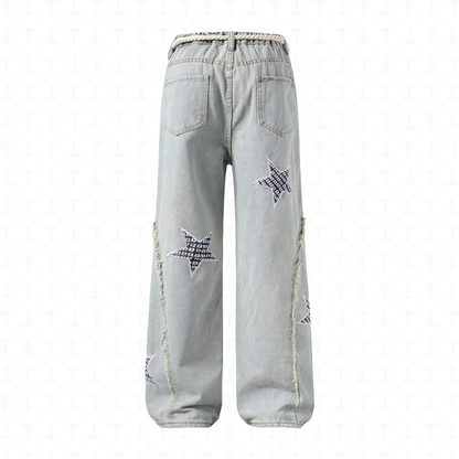 Hirei Rope Star Jeans