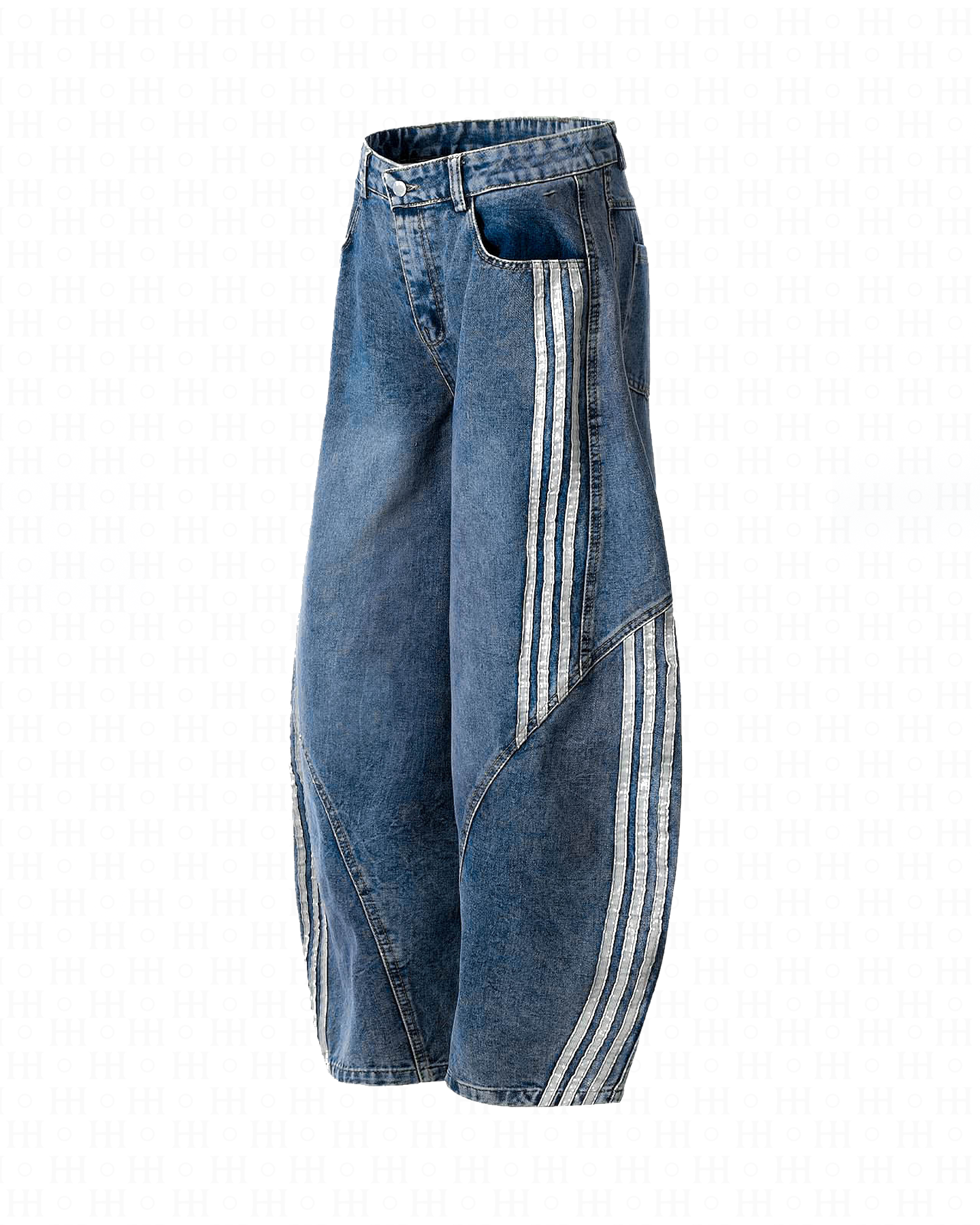 Hirei Striped Jeans