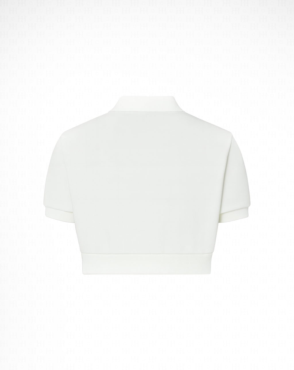 Hirei Cropped Signature Button Polo