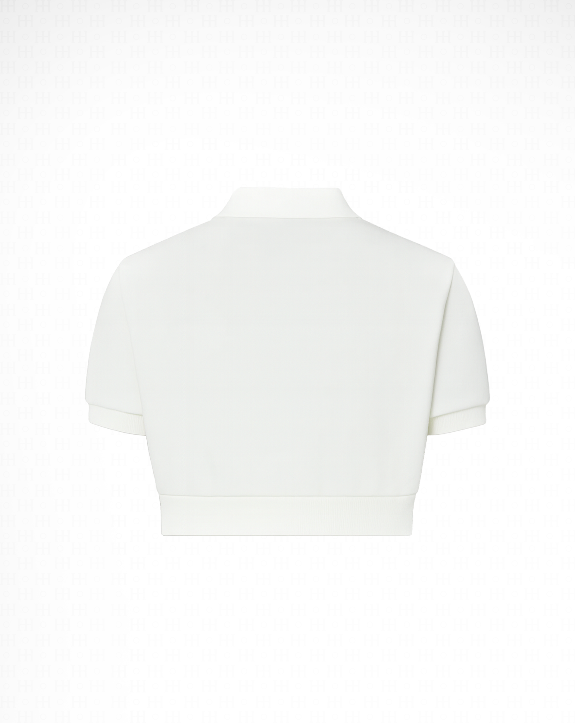 Hirei Cropped Signature Button Polo