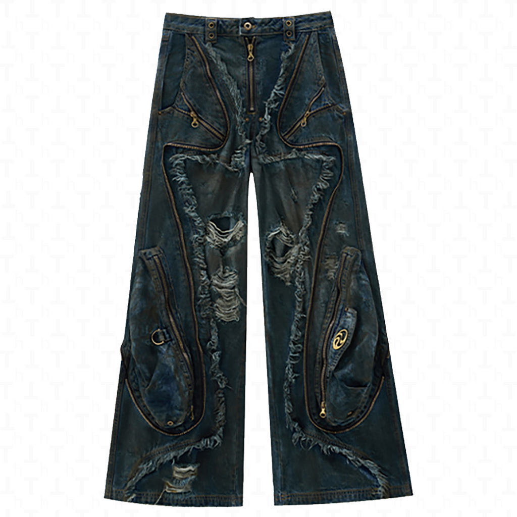 Hirei Designed Rusted Jeans