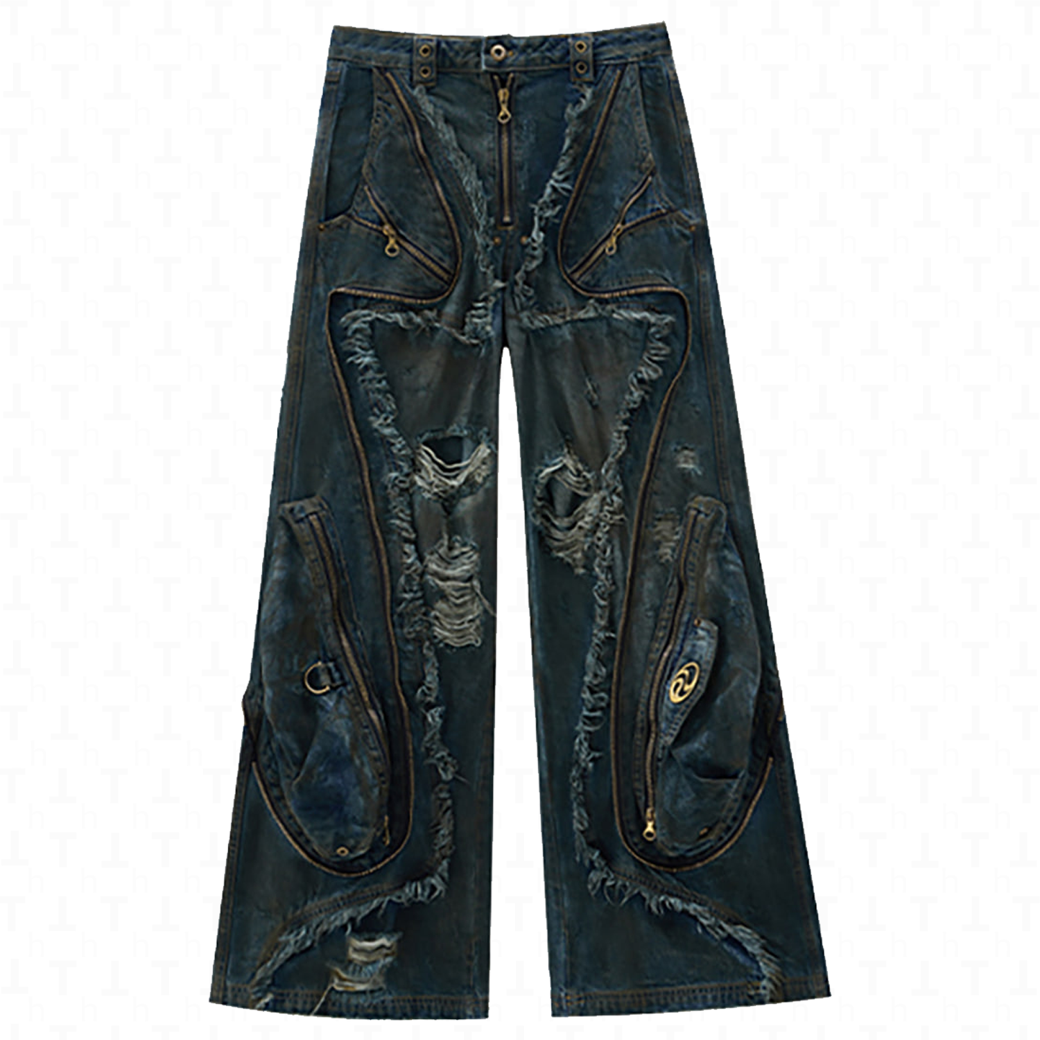 Hirei Designed Rusted Jeans