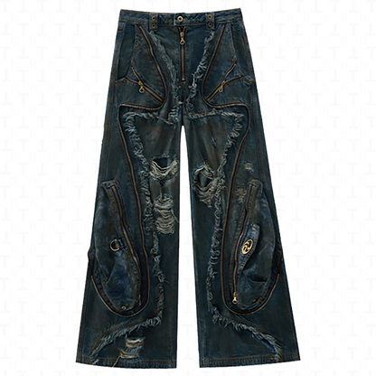 Hirei Designed Rusted Jeans
