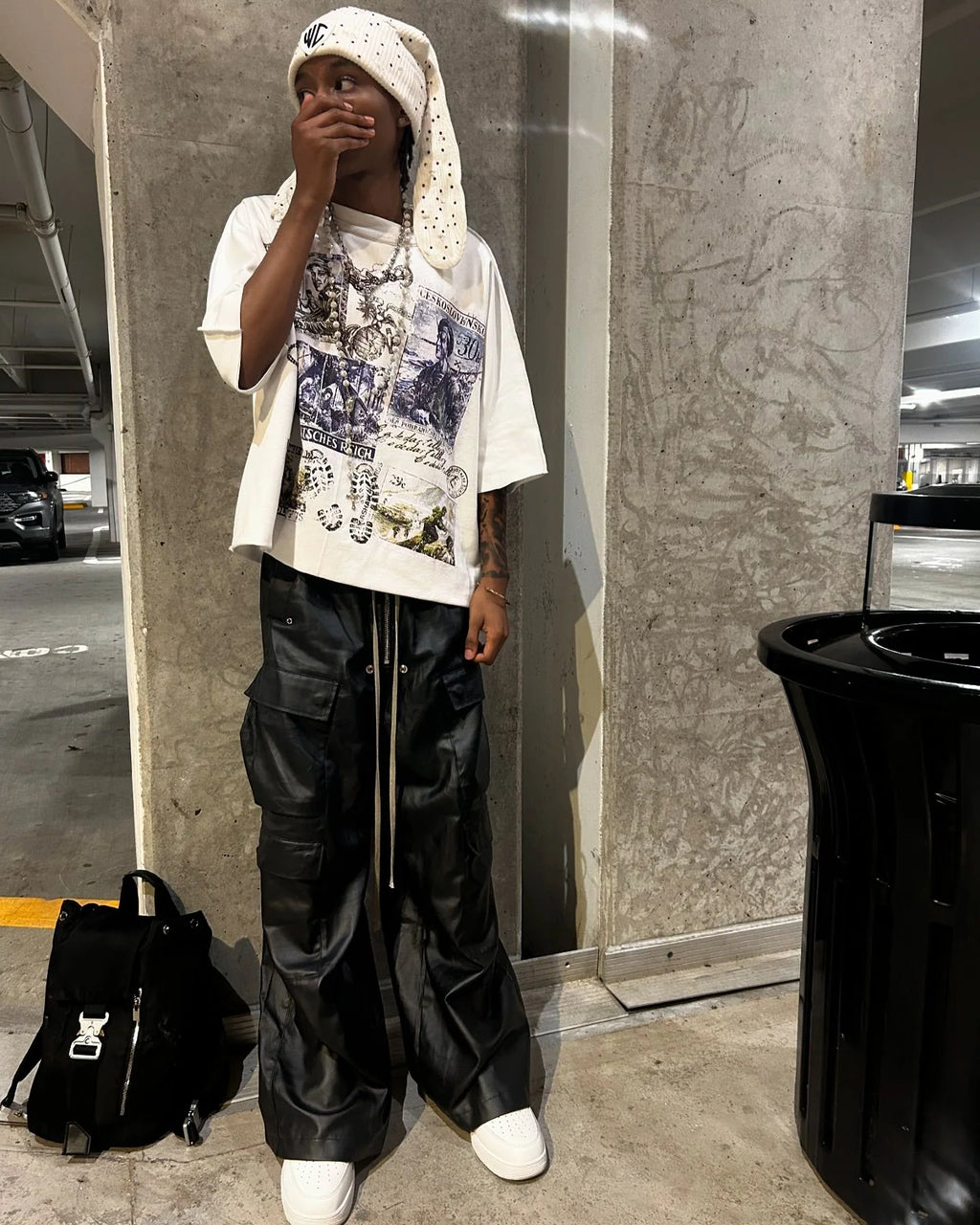 Hirei Leather Cargos