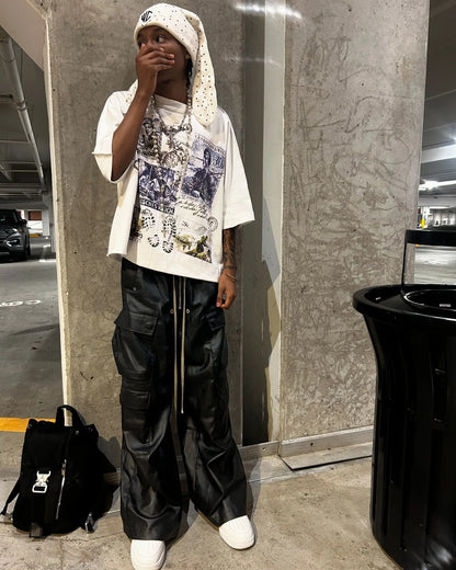 Hirei Leather Cargos