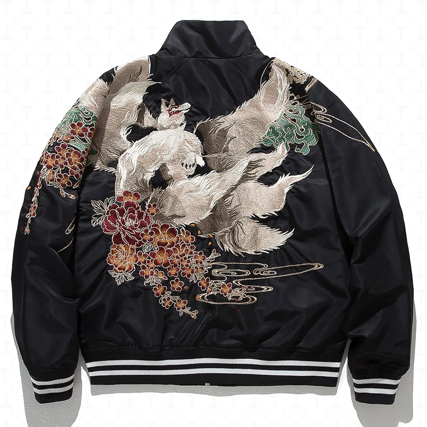 Japanese Embroidery Winter Jacket