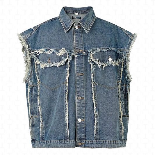 Ripped Denim Jacket