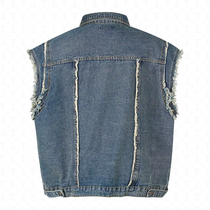 Ripped Denim Jacket