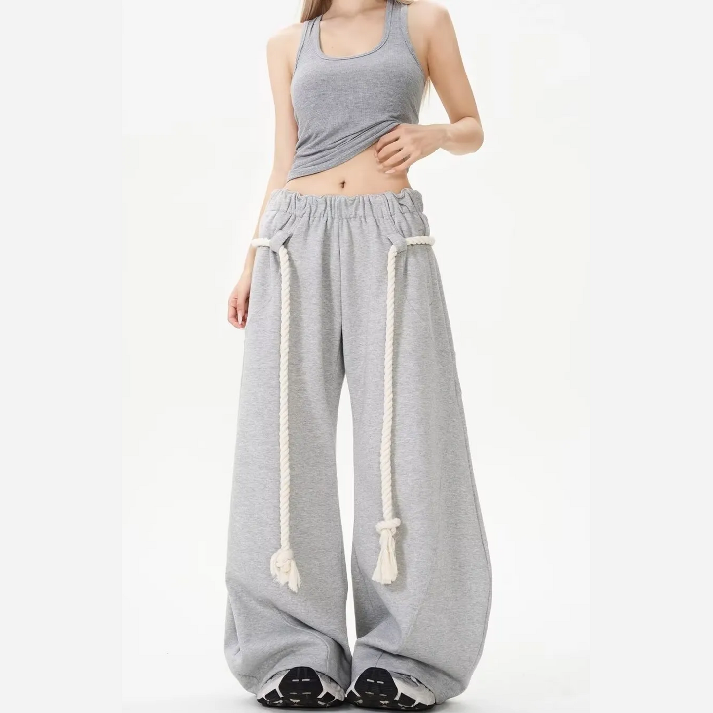Rope Loose Sweatpants
