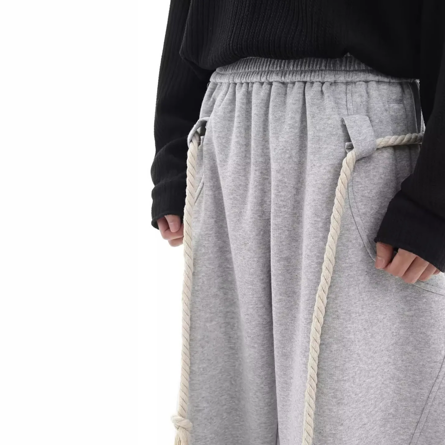 Rope Loose Sweatpants