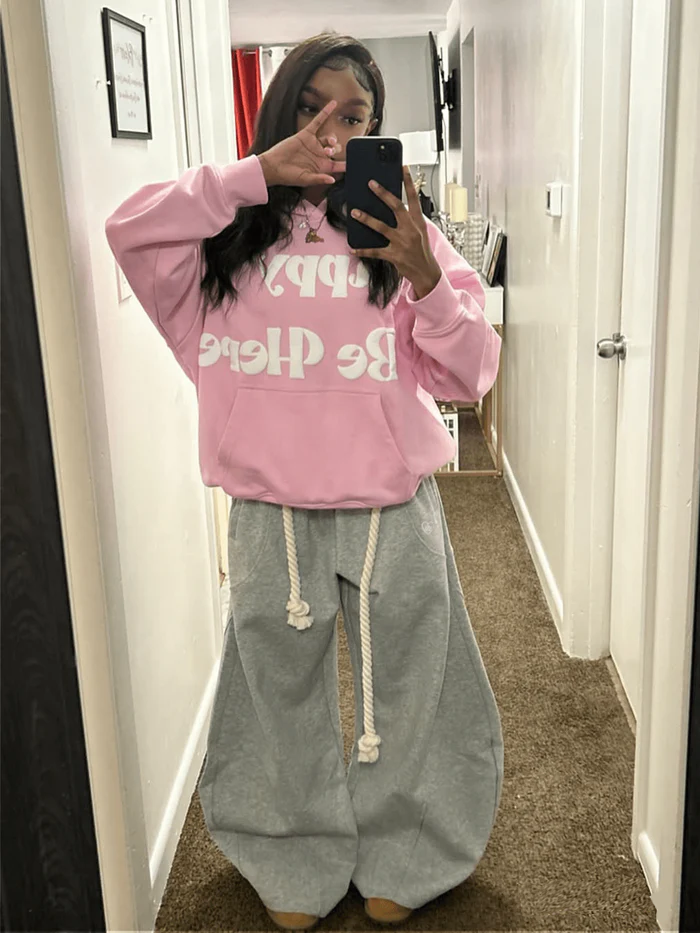 Rope Loose Sweatpants