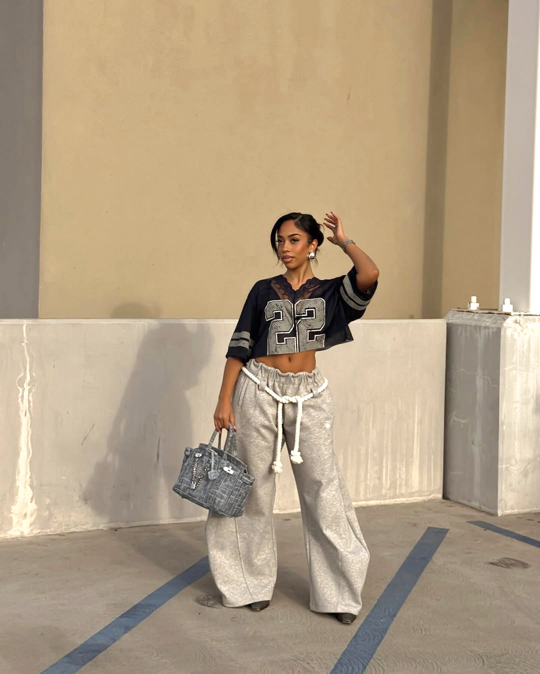Rope Loose Sweatpants