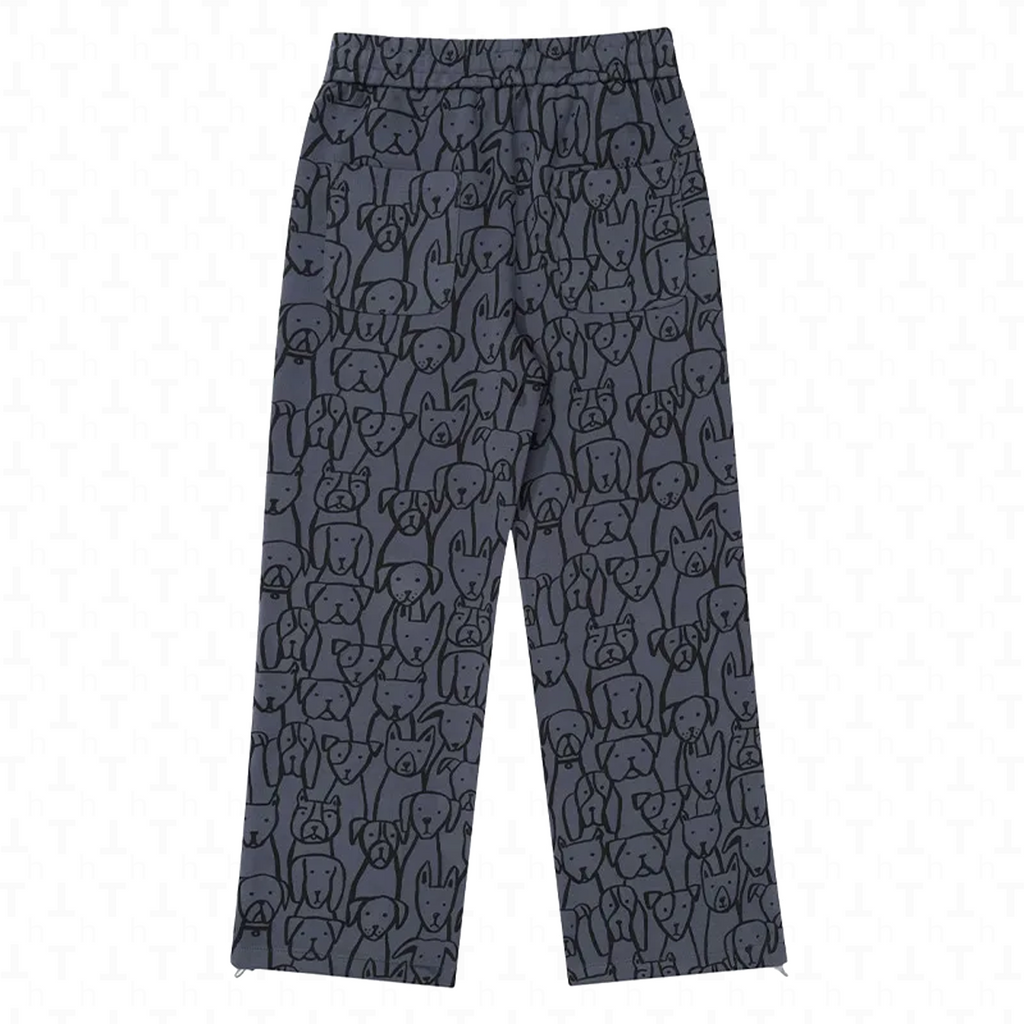 Sweatpants Dog Printed