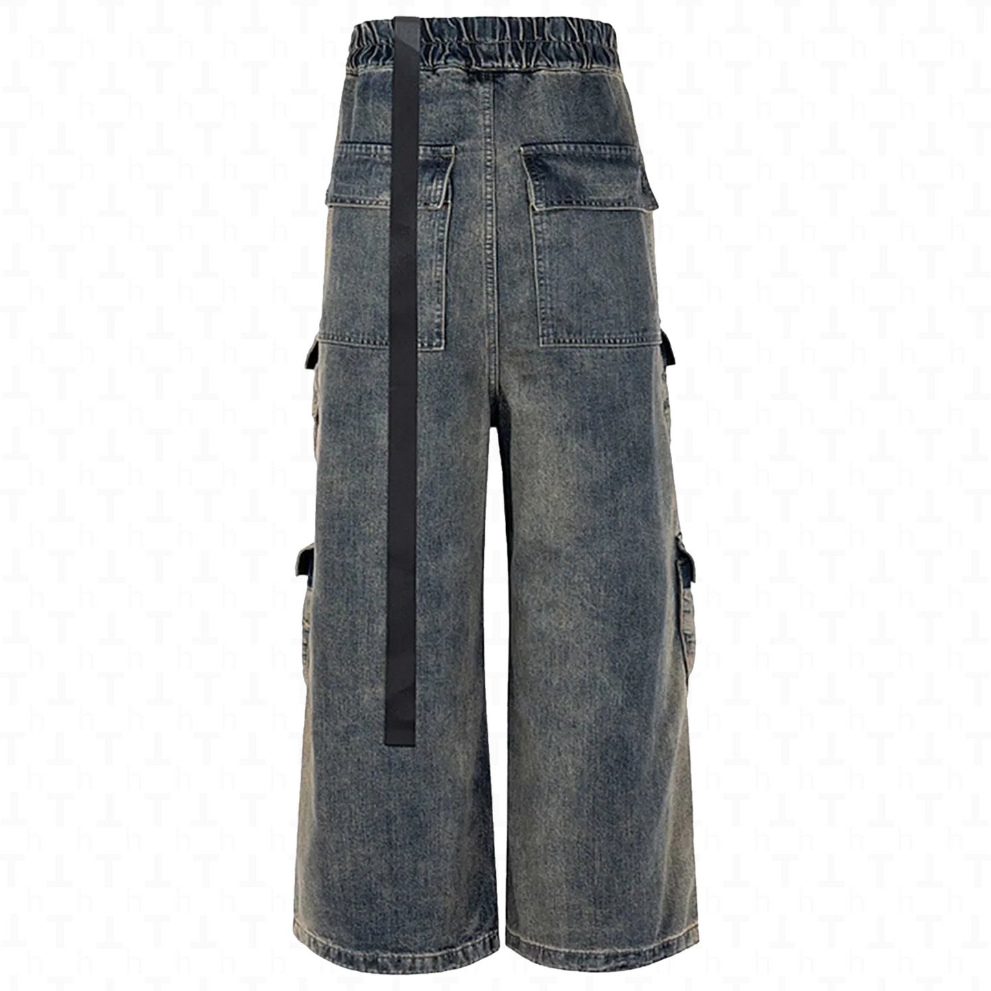 Vintage Blue Cargo Jeans