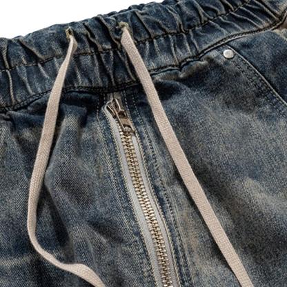 Vintage Blue Cargo Jeans