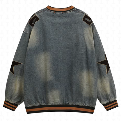 Vintage Denim Sweatshirt