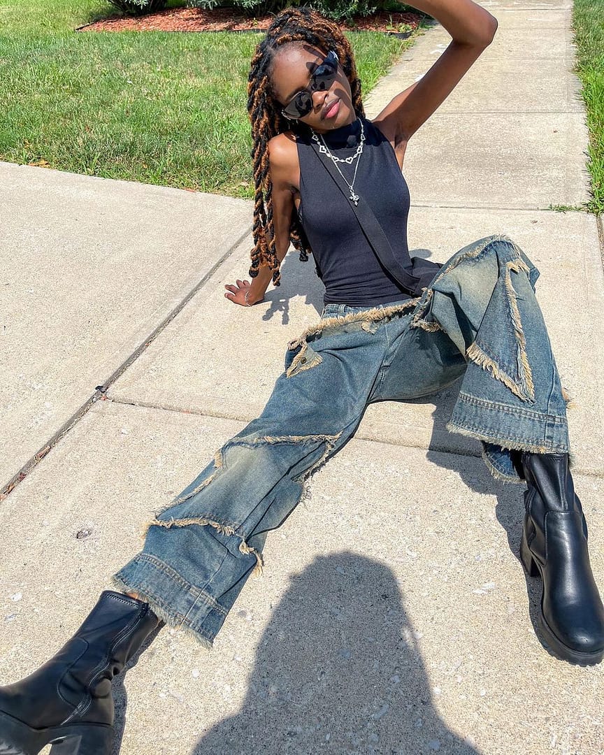Hirei Star Jeans